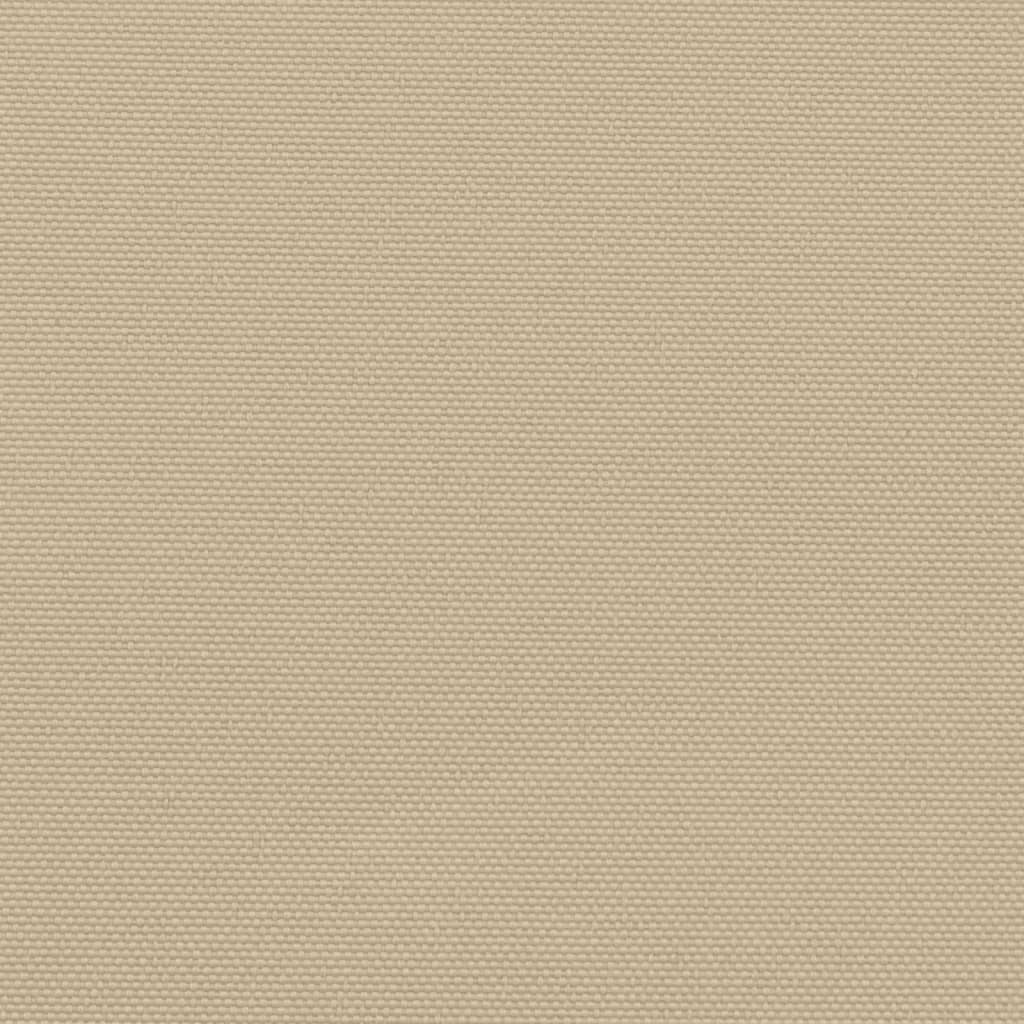 Infällbar sidomarkis beige 120x600 cm