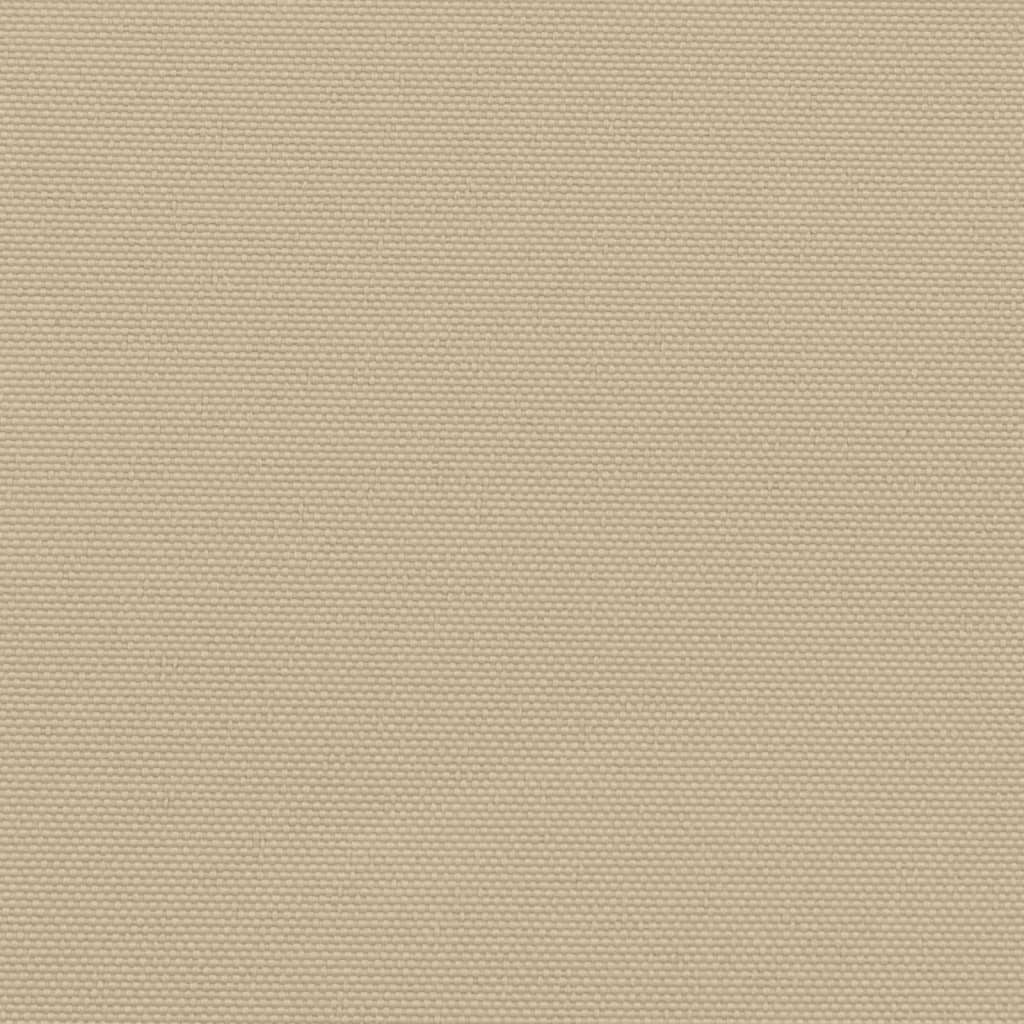 Infällbar sidomarkis beige 200x600 cm