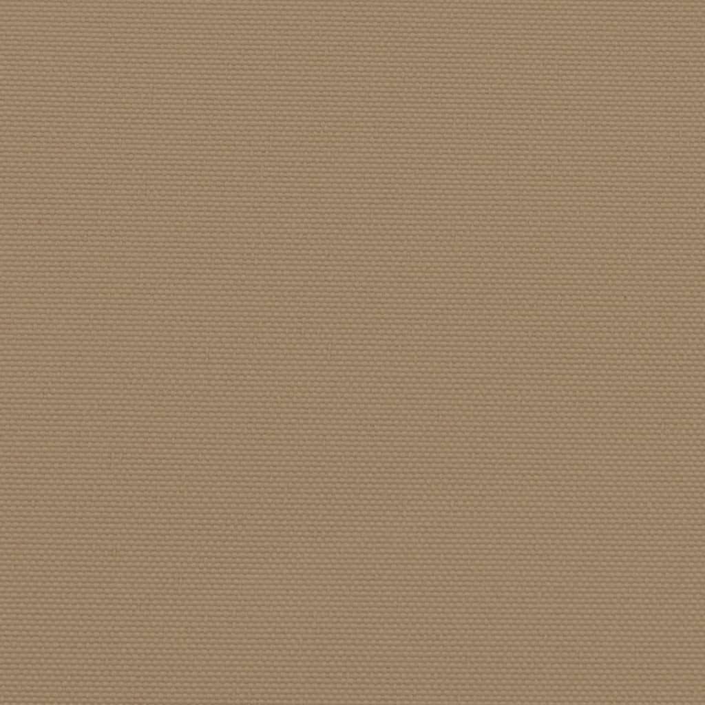 Infällbar sidomarkis taupe 200x600 cm