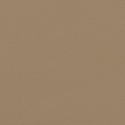 Infällbar sidomarkis taupe 200x600 cm