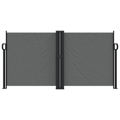 Infällbar sidomarkis antracit 120x600 cm