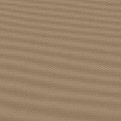 Infällbar sidomarkis taupe 200x1000 cm