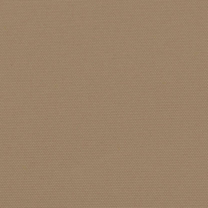 Infällbar sidomarkis taupe 200x1200 cm