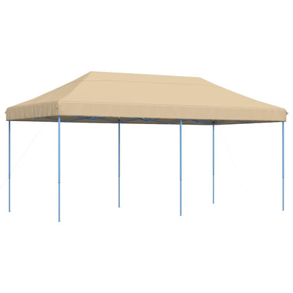 Pop-Up hopfällbart partytält 580x292x315 cm beige