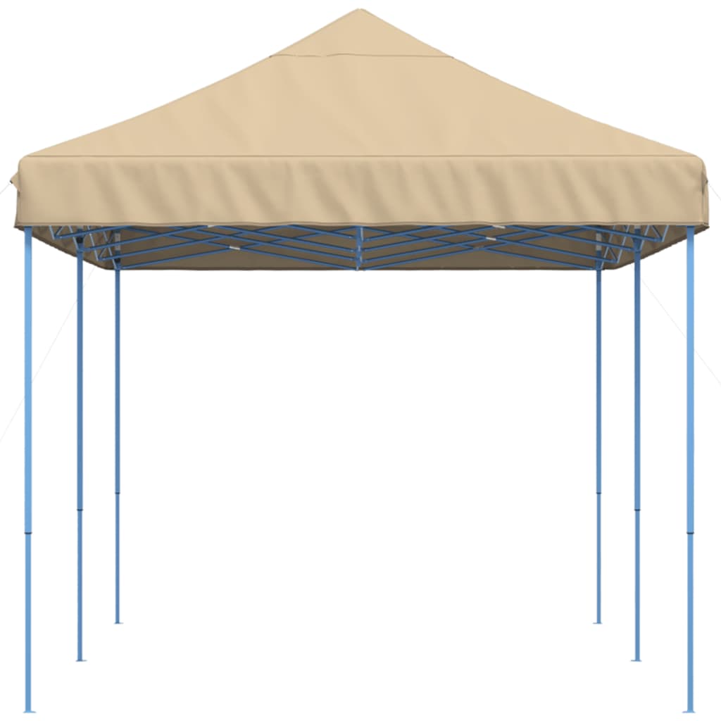 Pop-Up hopfällbart partytält 580x292x315 cm beige