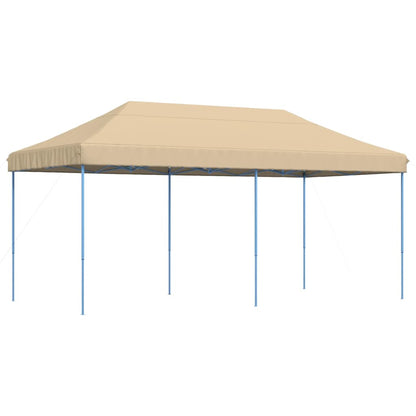 Pop-Up hopfällbart partytält 580x292x315 cm beige