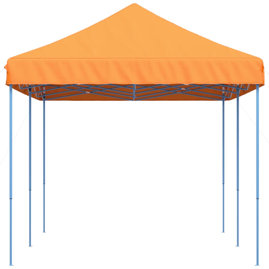 Pop-Up hopfällbart partytält 580x292x315 cm orange