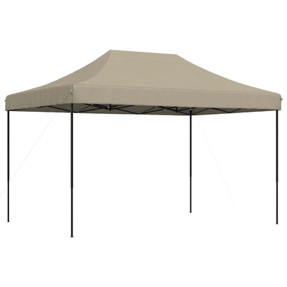 Pop-Up hopfällbart partytält 410x279x315 cm taupe