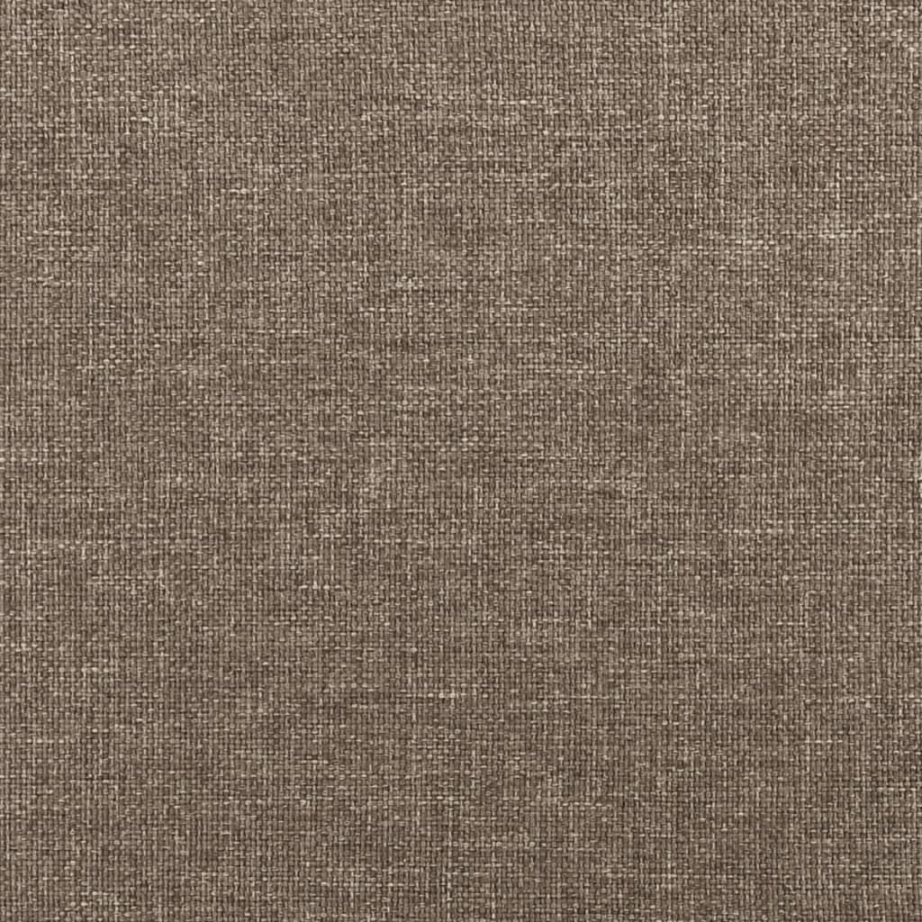 Pocketresårmadrass taupe 120x190x20 cm tyg