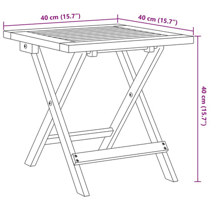 Solsäng med bord svart massivt akaciaträ och tyg