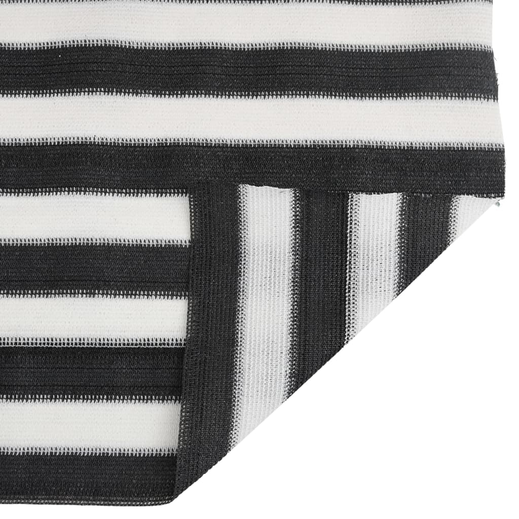 Insynsskyddsnät antracit och vit 2x10 m HDPE 75 g/m²