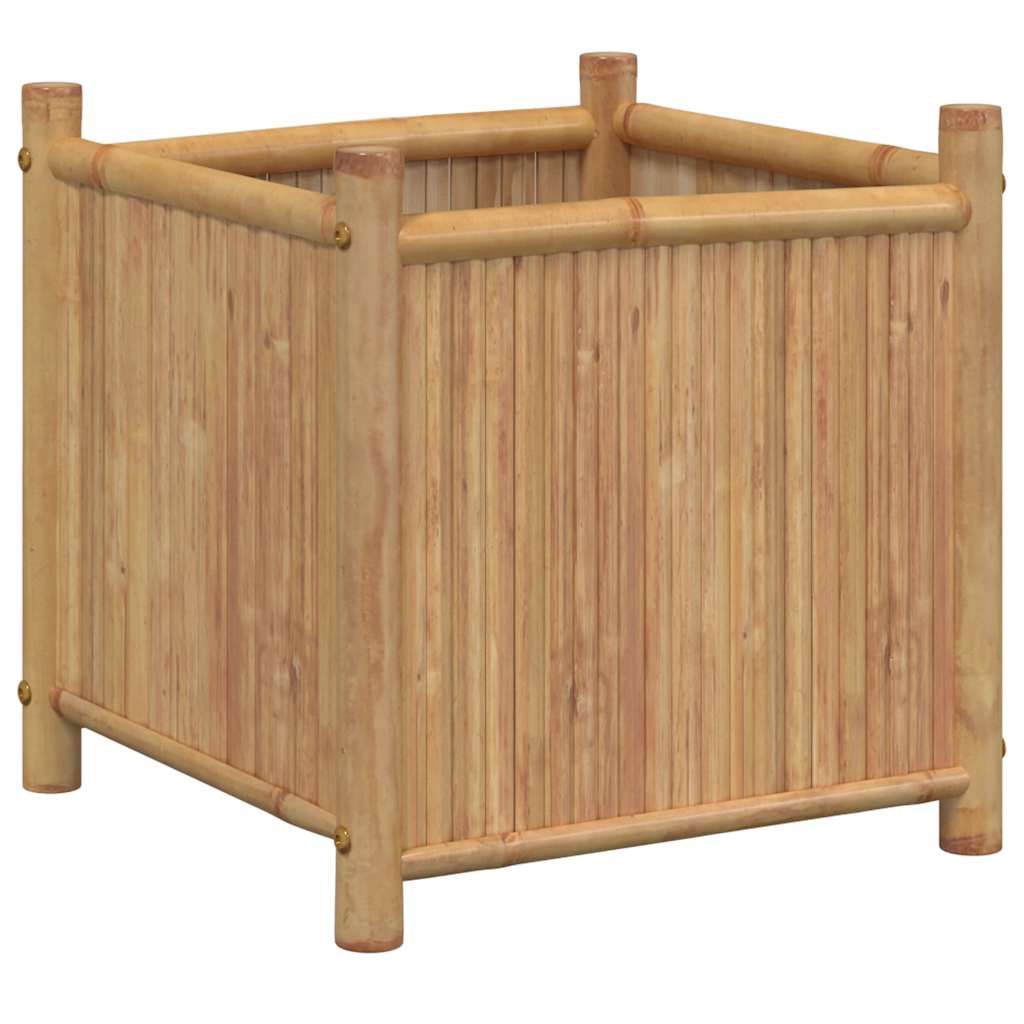 Odlingslåda 50x50x50 cm bambu
