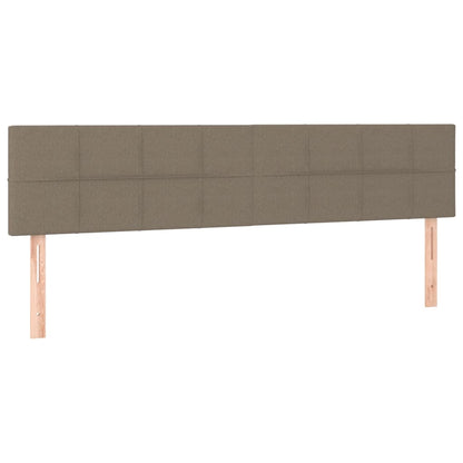 sängram utan madrass taupe 120x190 cm tyg