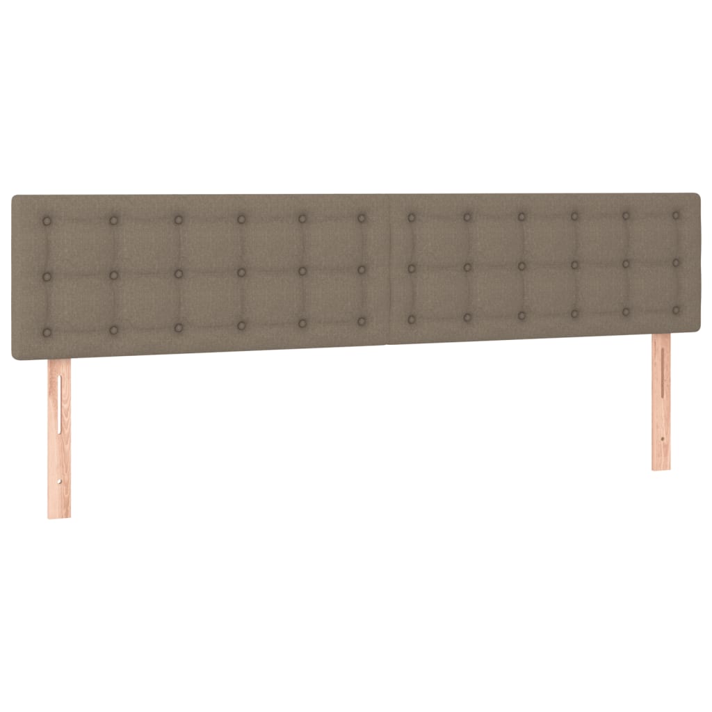 sängram utan madrass taupe 120x190 cm tyg