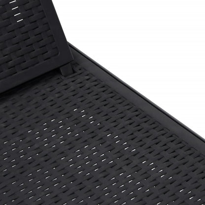 Solsäng justerbar 4 höjder 155,5x57x28 cm polypropen