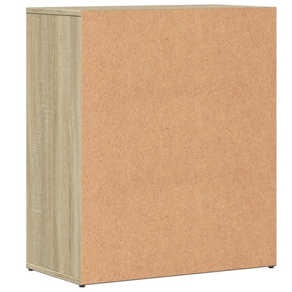 Skänkar 2 st sonoma-ek 60x31x70 cm konstruerat trä