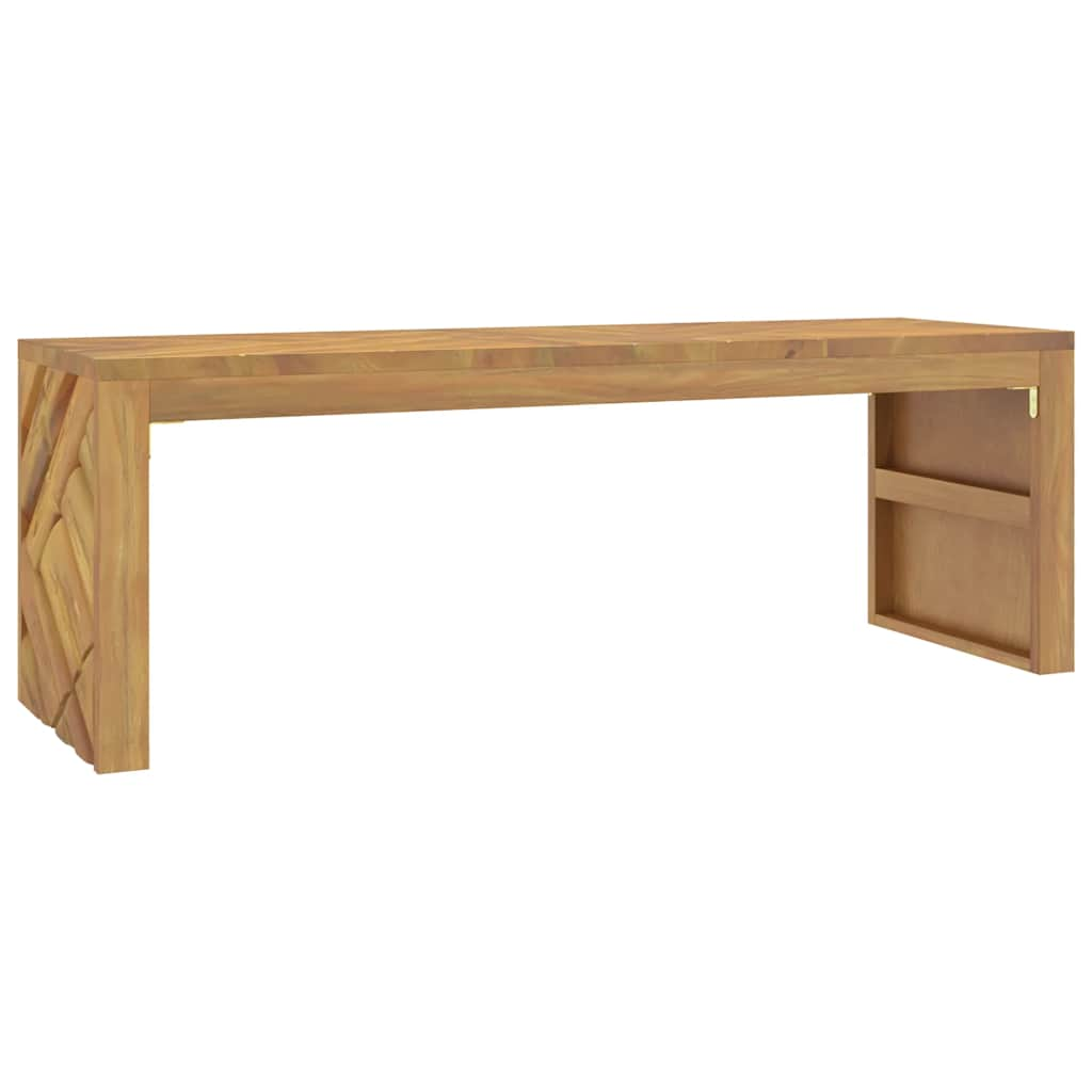 Soffbord 110x35x38 cm massiv teak