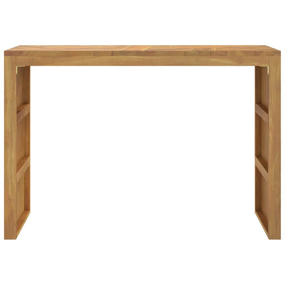 Avlastningsbord 110x35x75 cm massiv teak