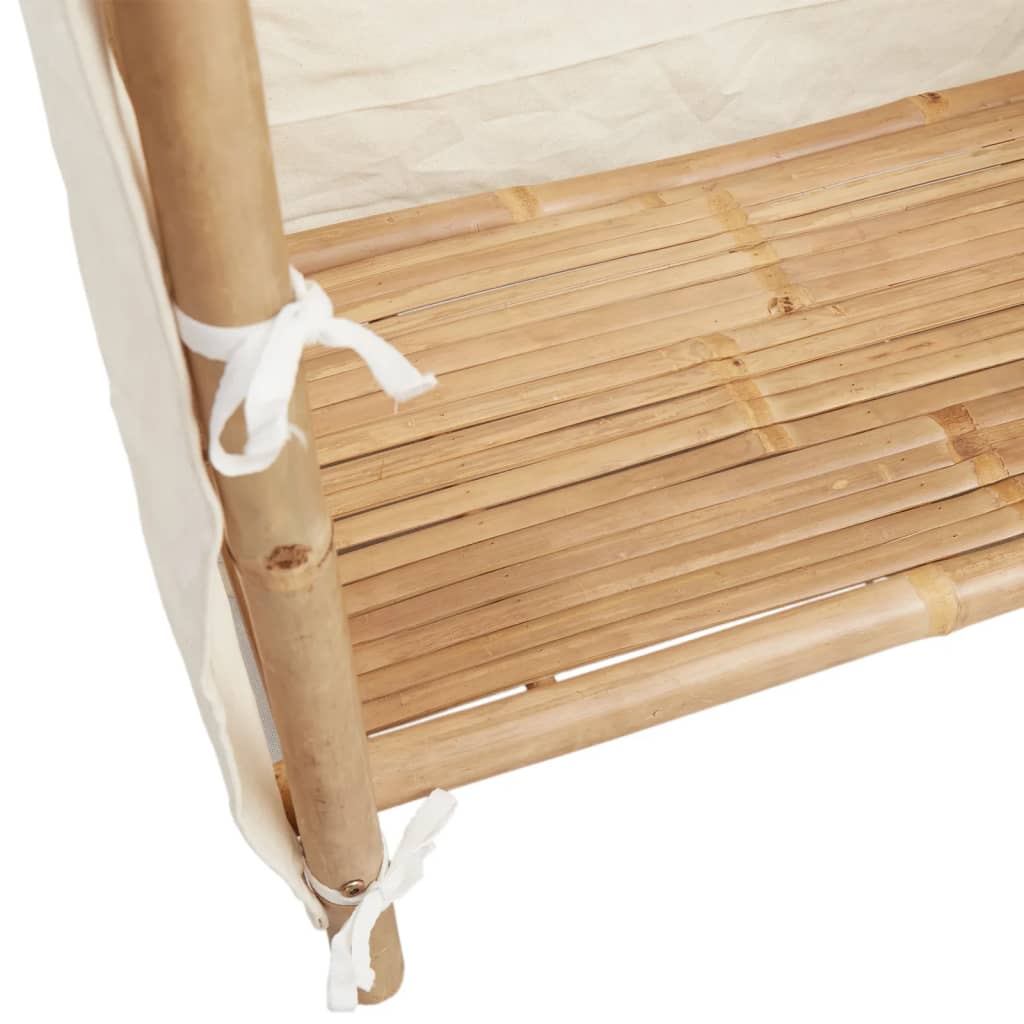 Garderob 110x45x170 cm bambu