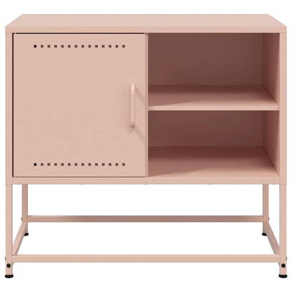 TV-skåp rosa 68x39x60,5 cm stål