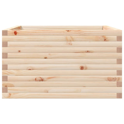 Odlingslåda 80x80x45,5 cm massivt furuträ