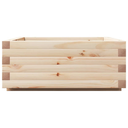 Odlingslåda 60x60x26,5 cm massivt furuträ