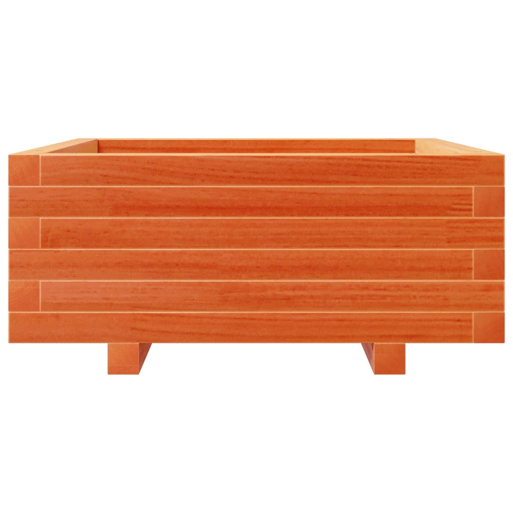Odlingslåda vaxbrun 60x60x26,5 cm massiv furu