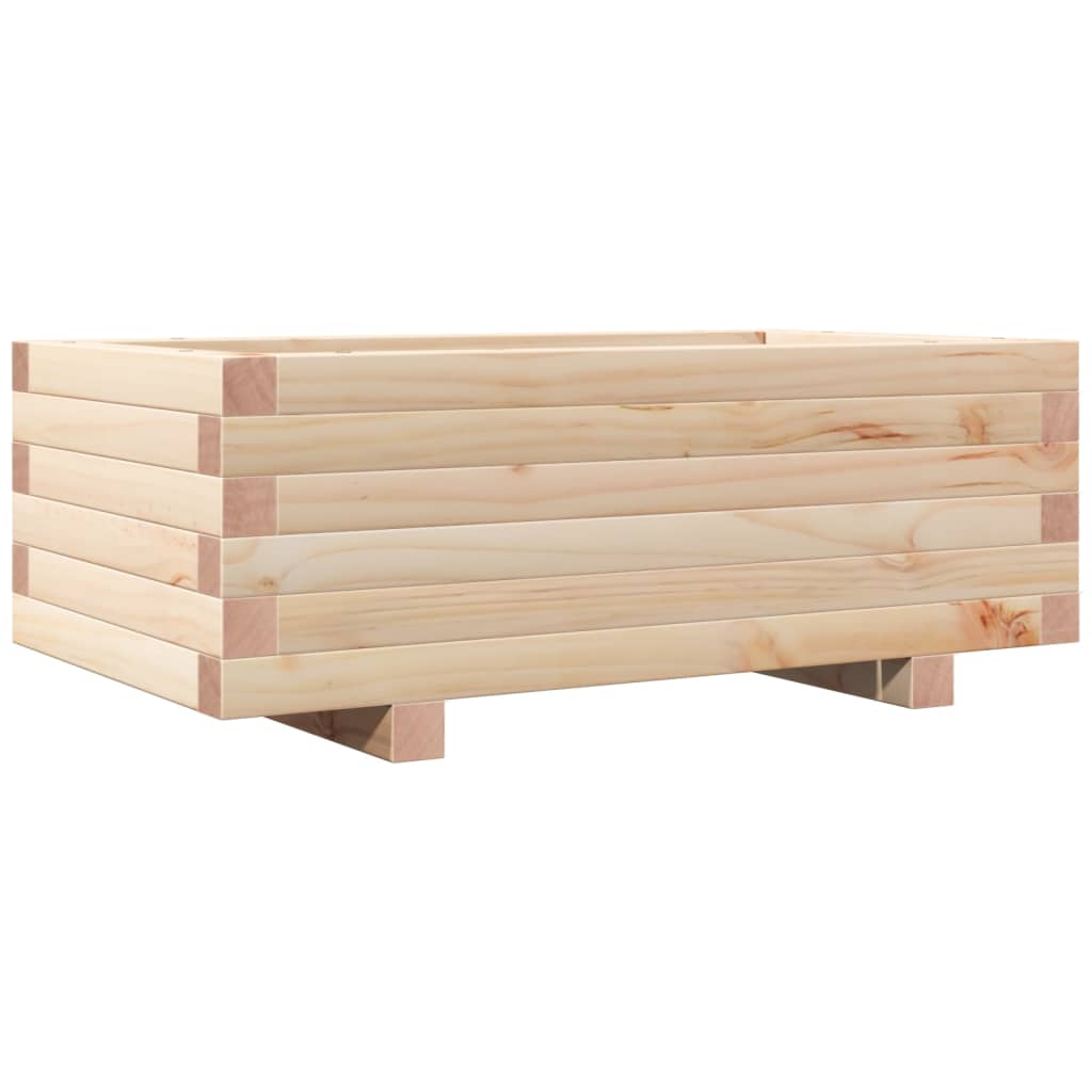 Odlingslåda 70x40x26,5 cm massivt furuträ