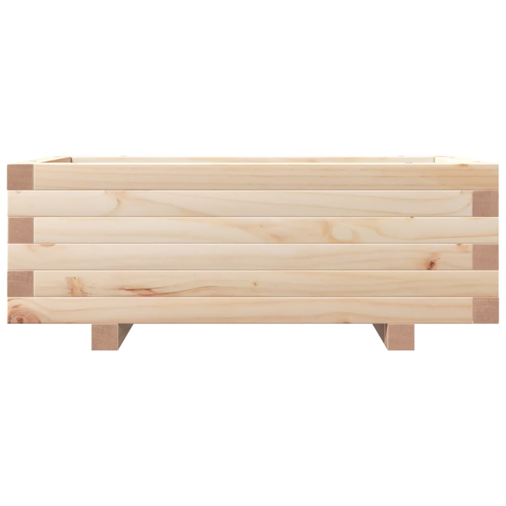 Odlingslåda 70x40x26,5 cm massivt furuträ