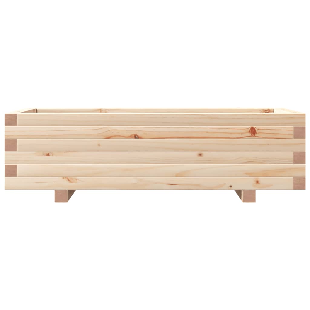 Odlingslåda 90x40x26,5 cm massivt furuträ