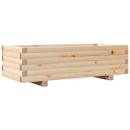 Odlingslåda 90x40x26,5 cm massivt furuträ