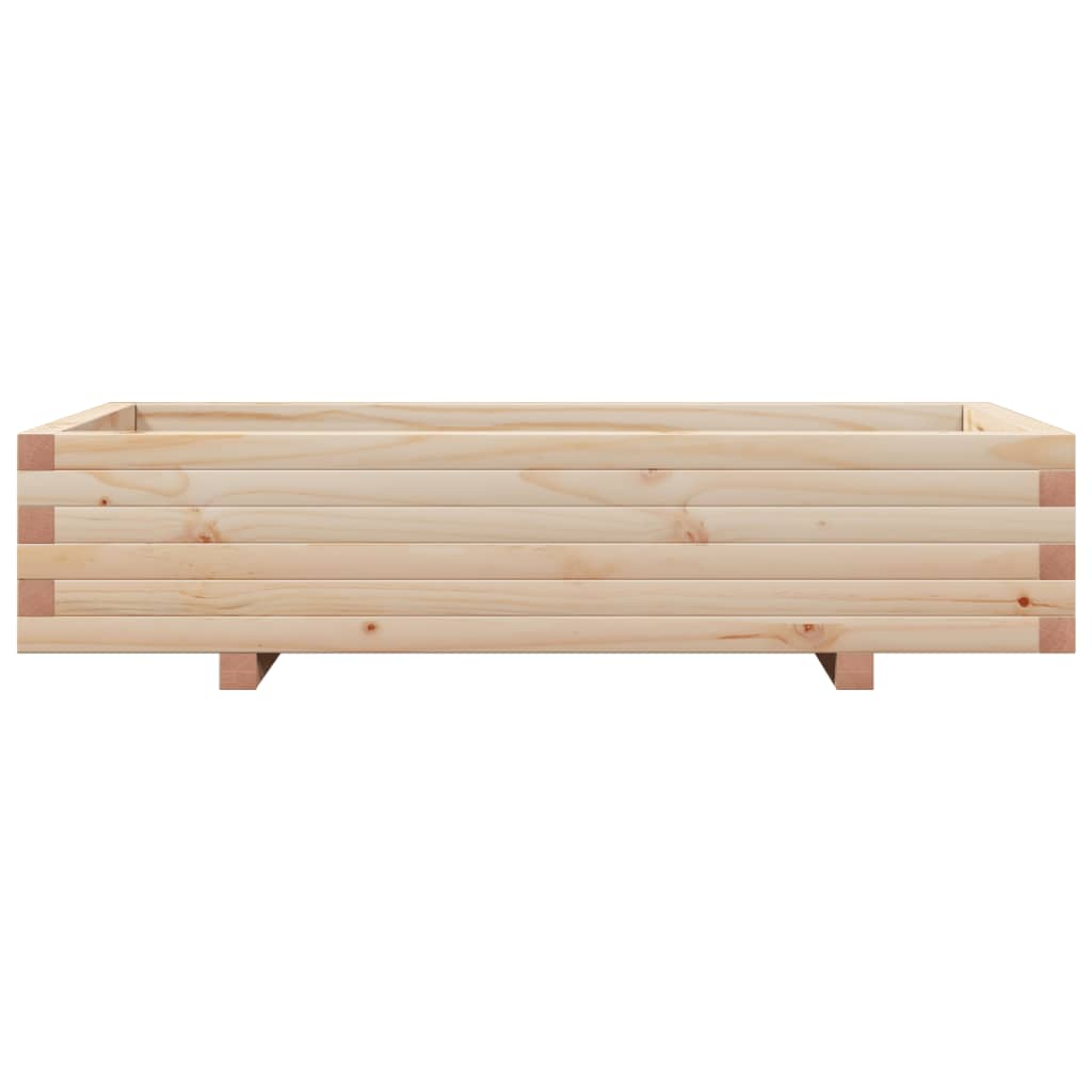 Odlingslåda 110x60x26,5 cm massivt furuträ