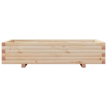 Odlingslåda 110x60x26,5 cm massivt furuträ