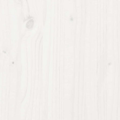 Odlingslåda vit 50x50x49,5 cm massiv furu
