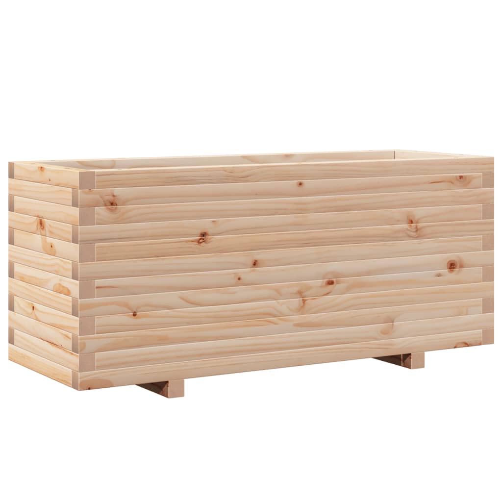 Odlingslåda 110x40x49,5 cm massivt furuträ