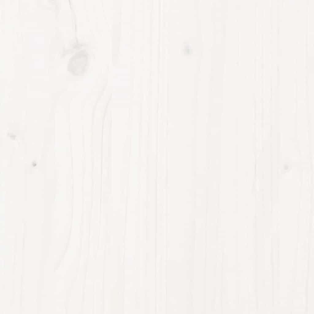 Odlingslåda vit 110x40x49,5 cm massiv furu