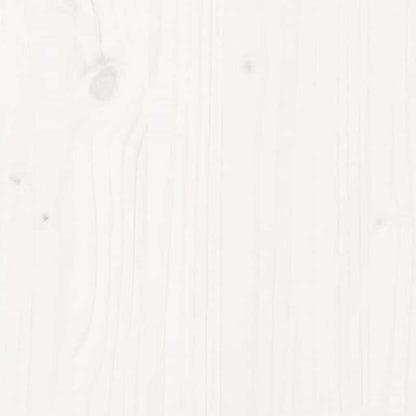 Odlingslåda vit 110x40x49,5 cm massiv furu