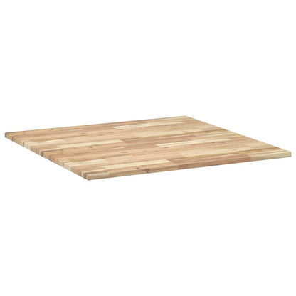 Bordsskiva fyrkantig 90x90x2 cm massivt akaciaträ