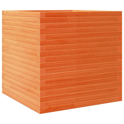 Odlingslåda vaxbrun 70x70x68,5 cm massiv furu