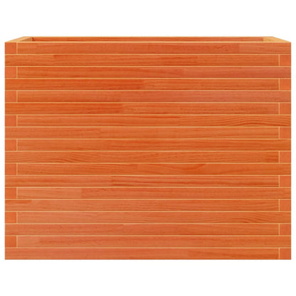 Odlingslåda vaxbrun 90x40x68,5 cm massiv furu
