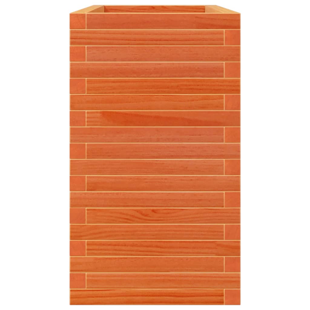 Odlingslåda vaxbrun 90x40x68,5 cm massiv furu