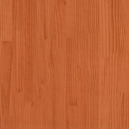 Odlingslåda vaxbrun 90x40x68,5 cm massiv furu