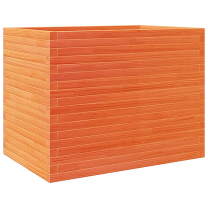 Odlingslåda vaxbrun 90x60x68,5 cm massiv furu