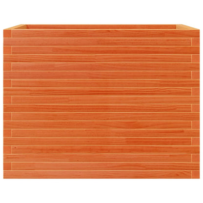 Odlingslåda vaxbrun 90x60x68,5 cm massiv furu