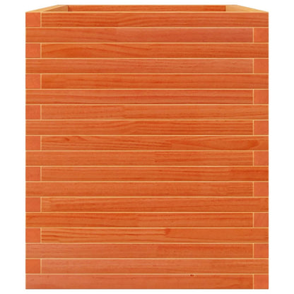 Odlingslåda vaxbrun 90x60x68,5 cm massiv furu