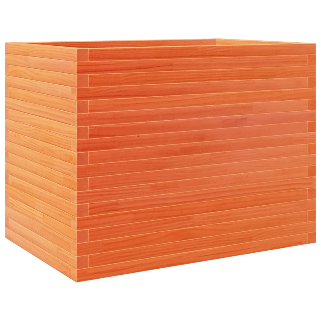 Odlingslåda vaxbrun 90x60x68,5 cm massiv furu
