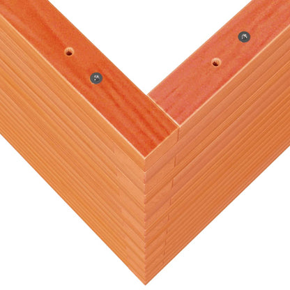 Odlingslåda vaxbrun 90x60x68,5 cm massiv furu