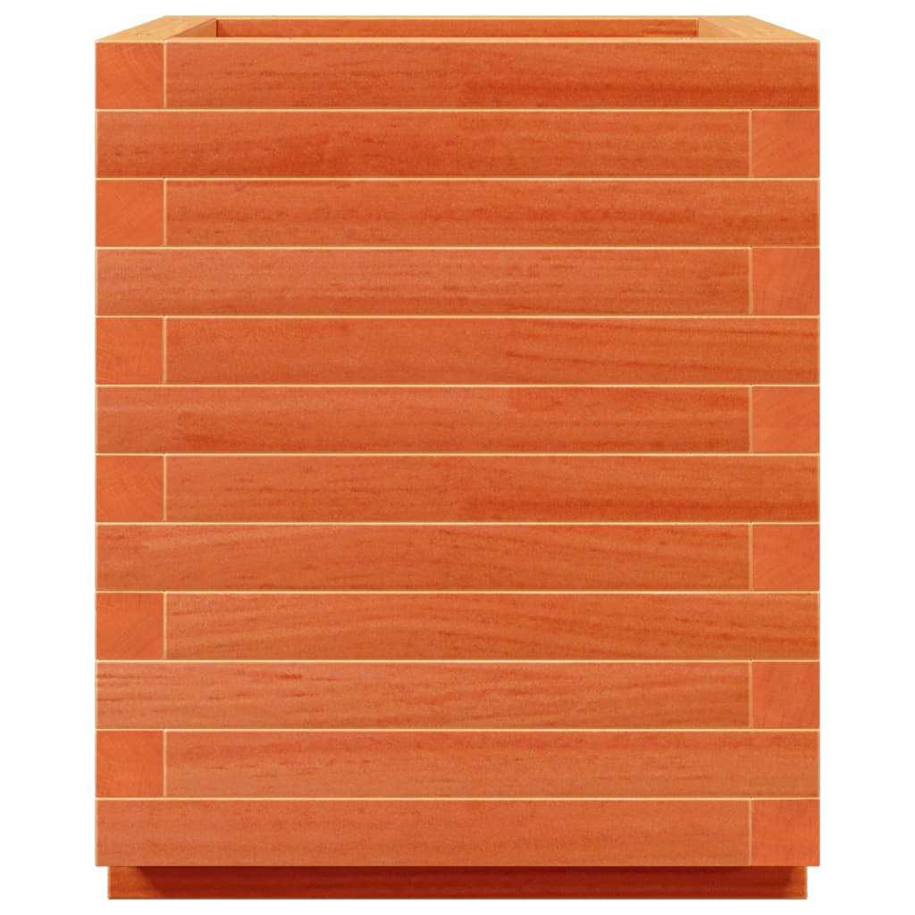 Odlingslåda vaxbrun 40x40x49,5 cm massiv furu