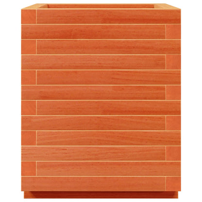 Odlingslåda vaxbrun 40x40x49,5 cm massiv furu