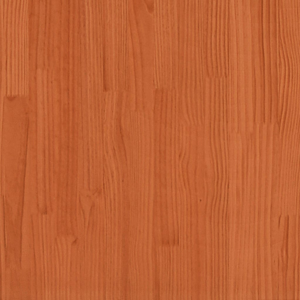Odlingslåda vaxbrun 60x60x49,5 cm massiv furu